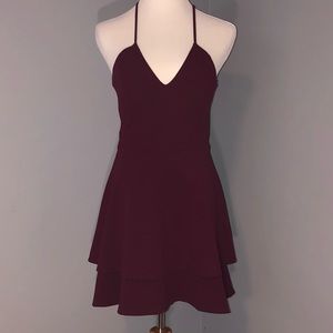 B Darlin Lace Back Fit and Flare Dress 11/12